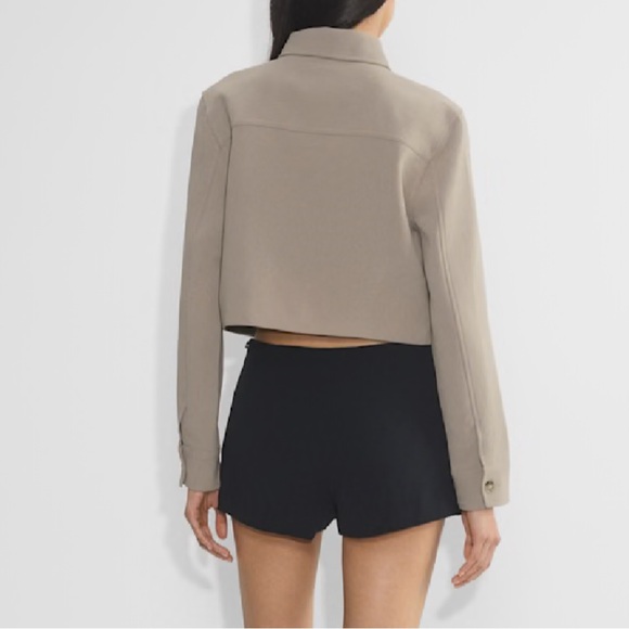 Aritzia Wilfred Little Cropped Jacket-Crepette Size 6 - Picture 5 of 8